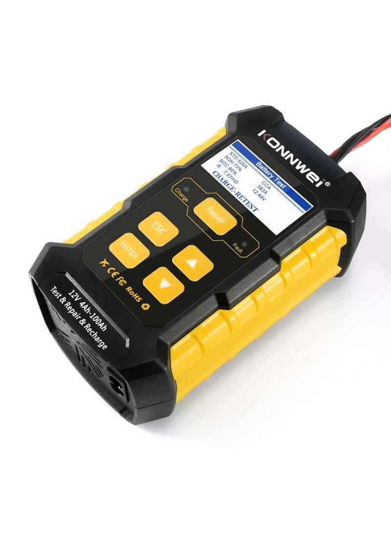 كونوي جهاز كونوي KW510 الذكي لفحص وشحن وإصلاح بطاريات السيارات 12V 5A - حل متكامل للبطاريات للسيارات والموتوسيكلات - Image 3